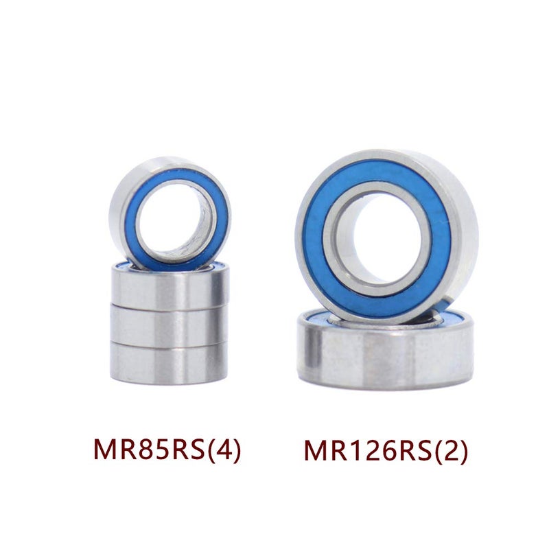 FUSHIBEARING RC Bearing Kit Compatible with Traxxas Slash 4X4 4WD VXL ABEC 3 Blue Rubber Sealed Precision Ball Bearings (21) - Image 3